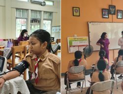 Pemerintah Gelar Program Imunisasi dan Pemeriksaan Kesehatan di SD Pertiwi Abhilasa