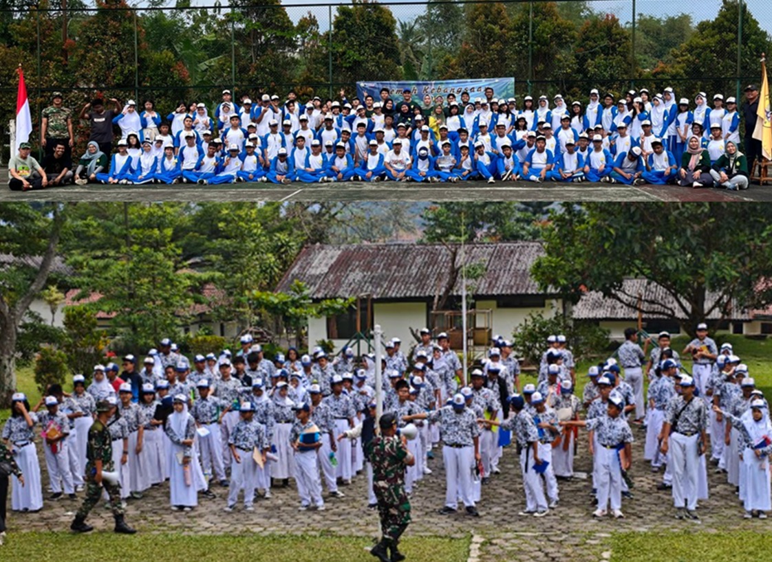 SMP Putra 1 Bentuk Pemimpin Muda Lewat Kemah Kebangsaan di Bogor
