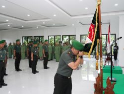 Korem 051/Wkt Gelar Tradisi Korps dan Sertijab Serta Kenaikan Pangkat Prajurit
