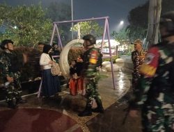 TNI dan Banser Patroli Keliling Depok Naik Maung, Pastikan Situasi Aman dan Kondusif