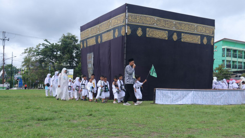 447 Anak PAUD Ikuti Manasik Haji di Bantul,