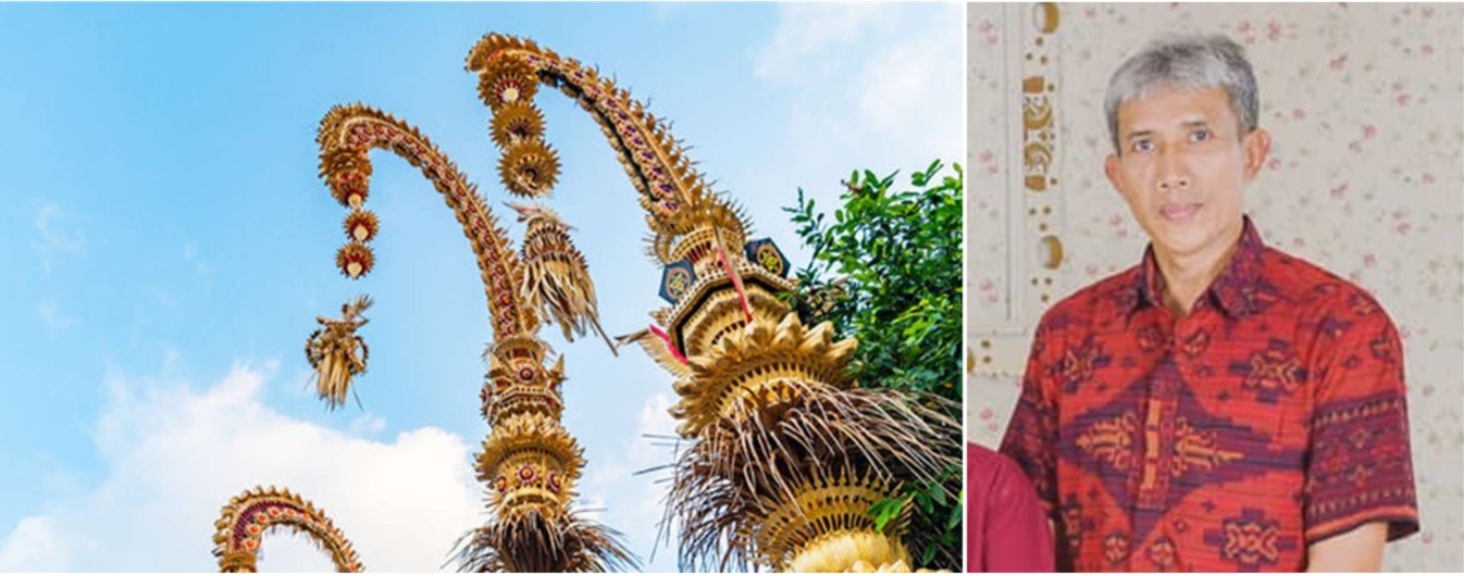 Made Setiawan, seorang tetua adat sekaligus tokoh spiritual dari Muding Buit, Badung