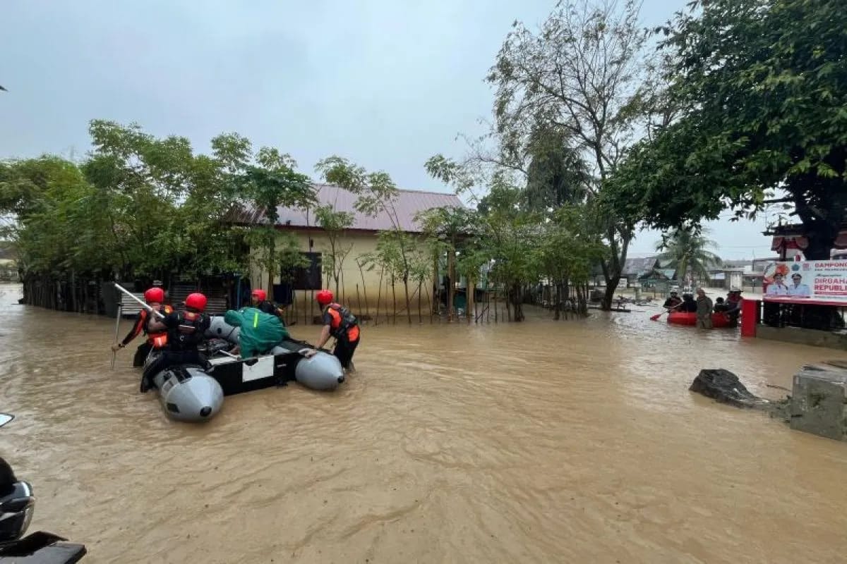 Basarnas Kesulitan Evakuasi Korban Banjir Aceh