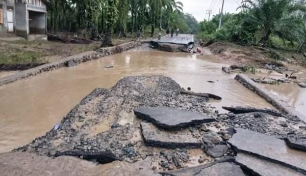 Banjir Rendam Nagan Raya, Sejumlah Ruas Jalan Provinsi Terputus Akses