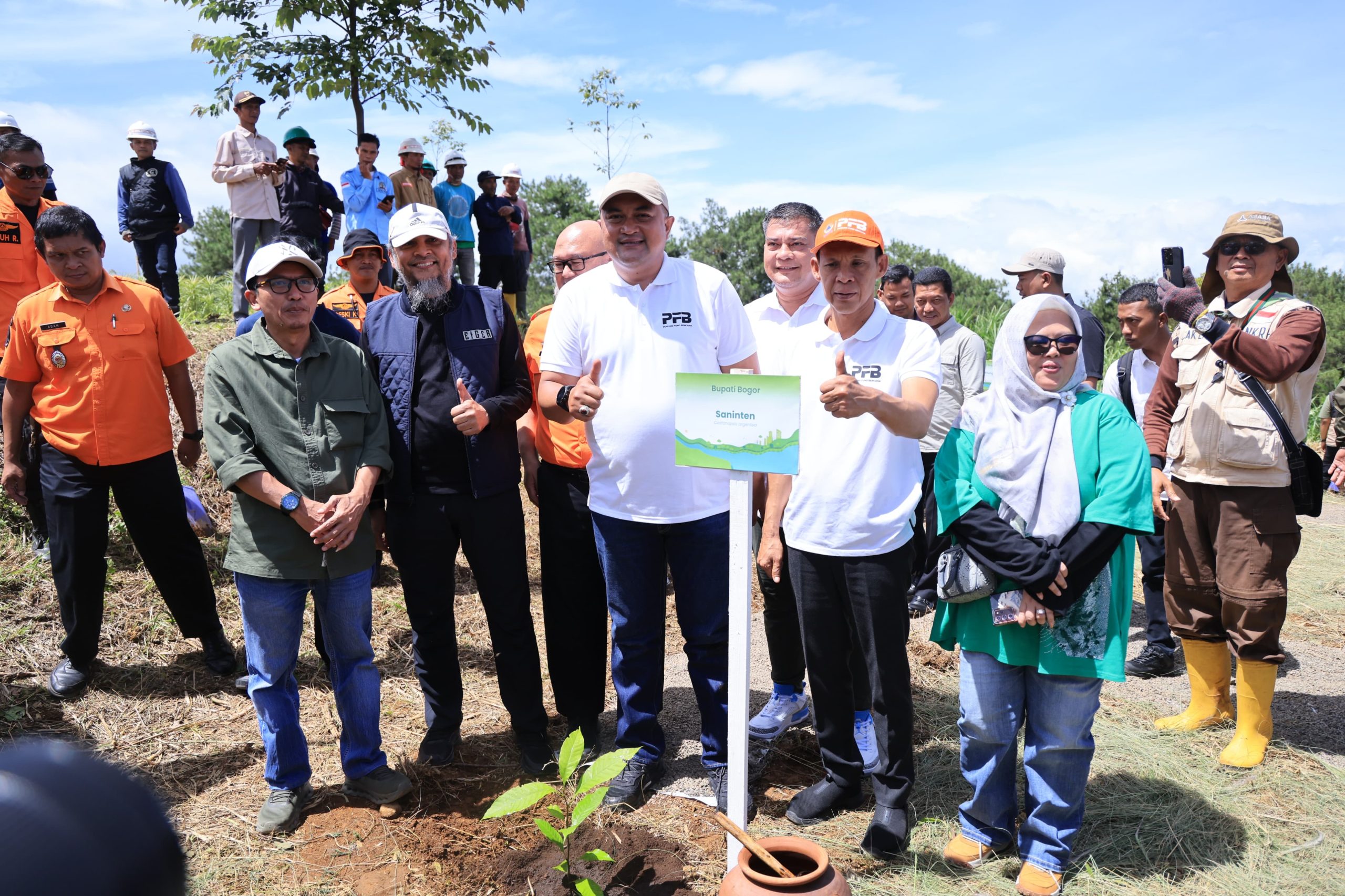 Puluhan Ribu Pohon Ditanam, Kabupaten Bogor Mantapkan Gerakan Pemulihan DAS Ciliwung–Cileungsi