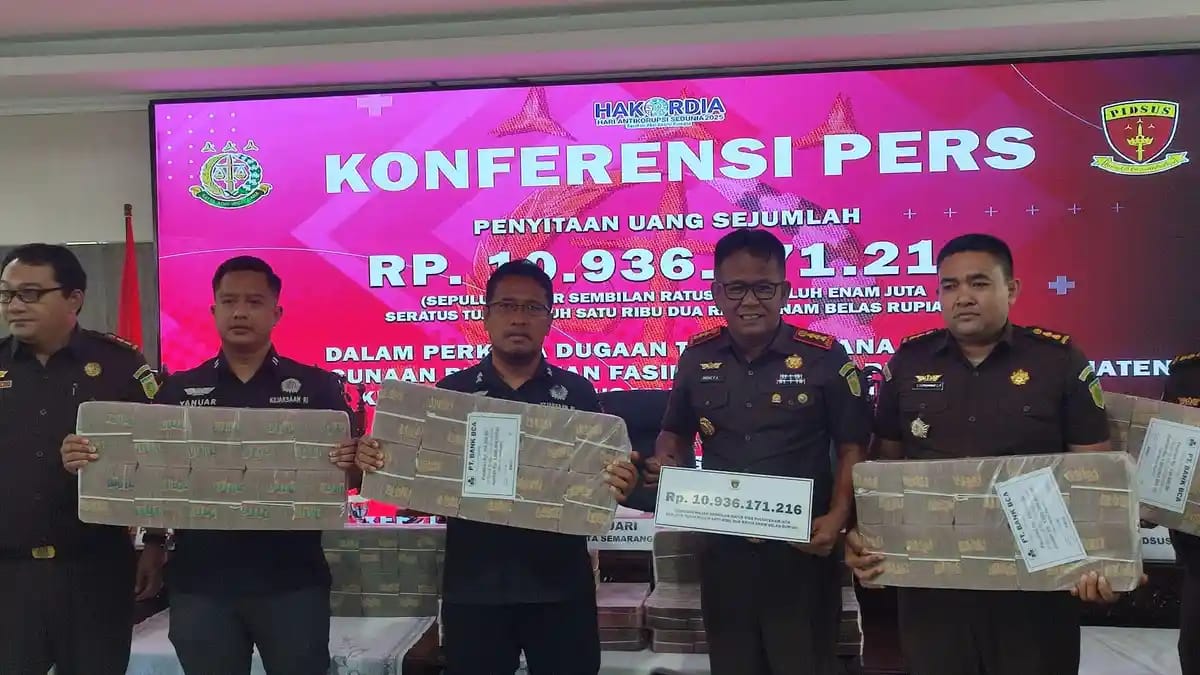 Kasus Korupsi Kredit Proyek di Bank Semarang: Jaksa Sita Rp 10,9 Miliar