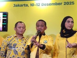 Golkar Dorong Kader Siaga Mitigasi Bencana, Bahlil: “Sebelum Hujan Kita Siapkan Payung”