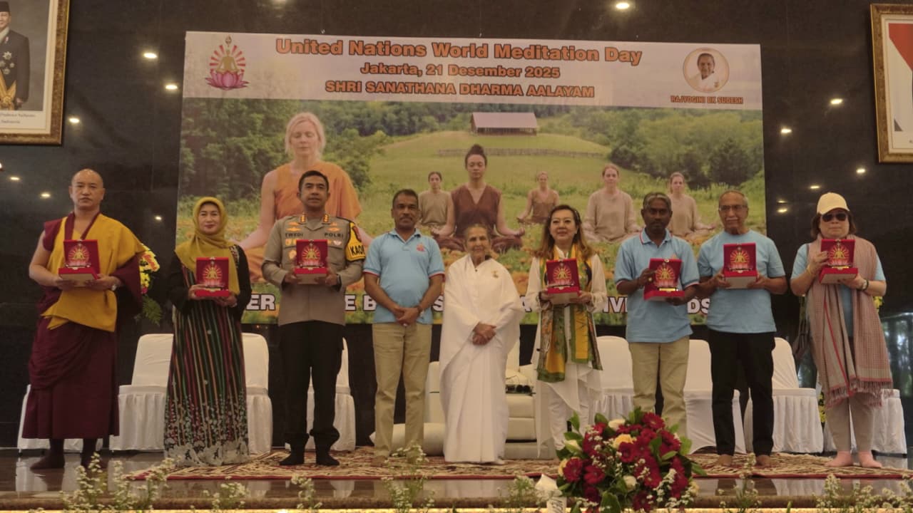 World Meditation Day 2025 Digelar di Murugan Temple Kalideres