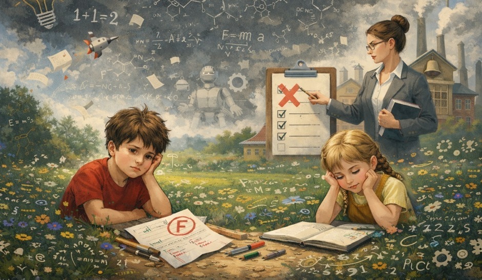 Matematika Kematian Kreativitas: Mengapa Sekolah Membunuh Jenius Kecil Kita