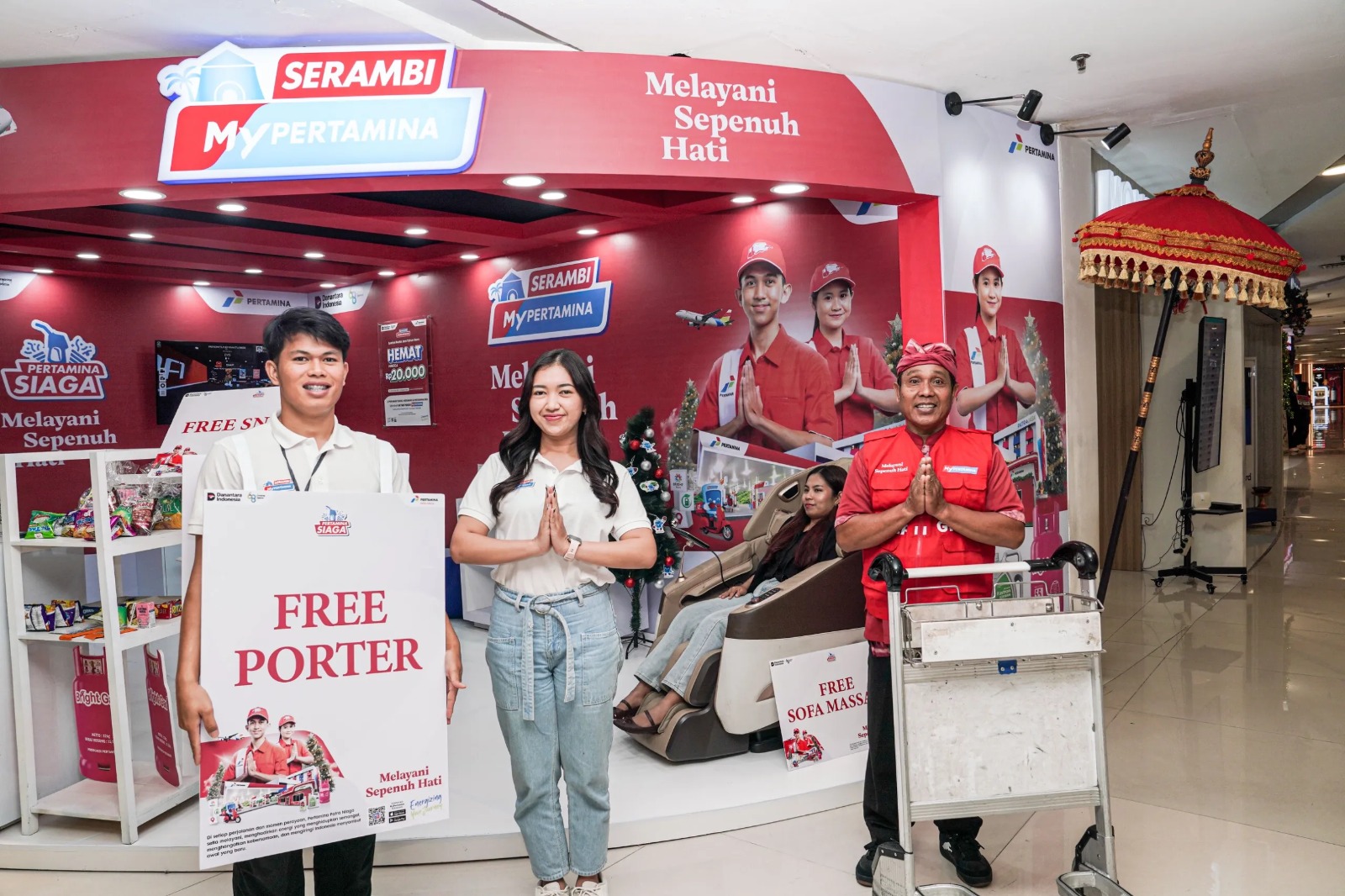 Pertamina Patra Niaga Layani Wisatawan Bali dengan Fasilitas Serambi MyPertamina di Bandara