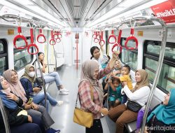 LRT Jakarta Beroperasi Sampai Dini Hari pada Malam Tahun Baru