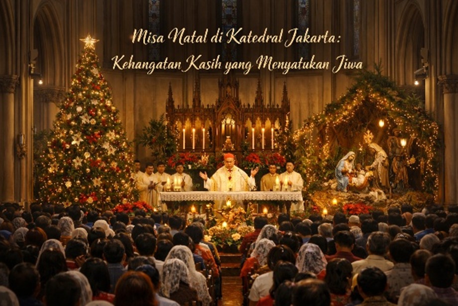 Misa Natal di Katedral Jakarta