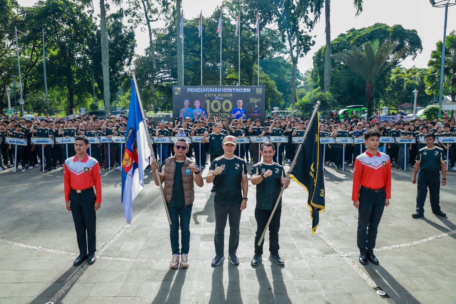 Pengukuhan Kontingen Kota Bogor untuk Porprov ke-15 Jawa Barat 2026