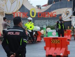 Pascalibur Nataru, Polres Wonosobo Tingkatkan Pengamanan Jalur Wisata Dieng