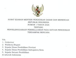 Kemendikdasmen Keluarkan Kebijakan Pembelajaran Bagi Sekolah Terdampak Bencana