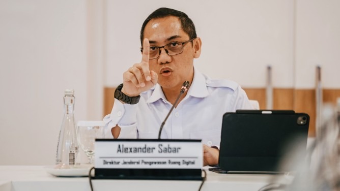 Direktur Jenderal Pengawasan Ruang Digital, Alexander Sabar (foto: komdigi)
