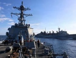 Dua Kapal Perang Angkatan Laut AS Bertabrakan di Laut Karibia, Dua Pelaut Cedera