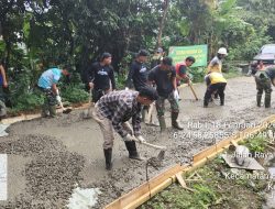 H+8 TMMD 127, Pengerasan Jalan Sukmajaya Terus Dikerjakan Personel Gabungan