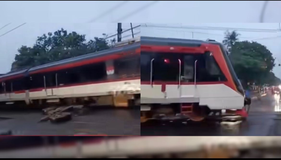 Truk Tertemper KA Bandara di Poris–Batu Ceper, Sejumlah Perjalanan Dibatalkan dan Direkayasa