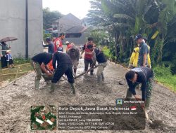 H+11 TMMD 2026 Kodim Depok, Akses Jalan di Tirtajaya Semakin Mantap