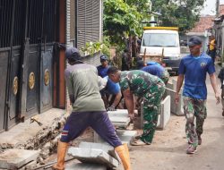 TMMD Ke-127 Bangun Drainase 200 Meter, Solusi Cegah Genangan di Sukamaju