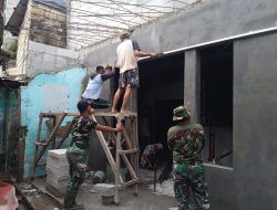 Hari Ke-13 TMMD Ke-127, Rehabilitasi Tiga RTLH di Cilodong Capai Lebih dari Separuh Target