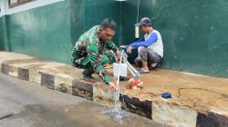 Hari Ke-13 TMMD Ke-127, Sumur Bor MI Darul Falah II Hampir Rampung