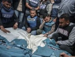 129 Jurnalis Tewas Saat Bertugas pada 2025, Mayoritas Terjadi di Gaza
