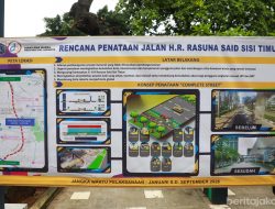Pembongkaran 109 Tiang Monorel di Jl HR Rasuna Said Rampung
