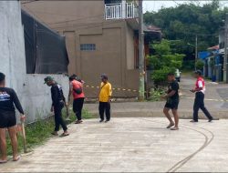 Hujan Tak Halangi Satgas TMMD Kodim Depok, Jalan Gardenia Blok Q Hampir Rampung