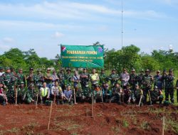 Kodim 0508/Depok Gelar Penanaman Pohon di Kampus UIII, Wujud Kepedulian Lingkungan TMMD
