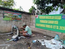 Satgas TMMD Depok Bangun Sumur Bor di Masjid Al Mujahidin, Progres 73 Persen