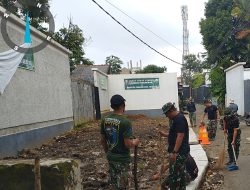 TMMD Depok Bangun Drainase, Lingkungan Warga Sukamaju Kini Lebih Tertata