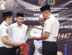 475 Warga Binaan Lapas Kediri Terima Remisi Lebaran, Empat Orang Langsung Bebas