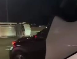 Ulah Pengemudi Fortuner Ugal-ugalan di Tol Andara Berujung Kecelakaan, Picu Kerusakan Kendaraan dan Korban Luka