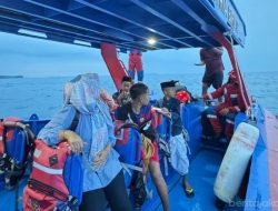 Penumpang KM Pratiwi Berhasil Diselamatkan