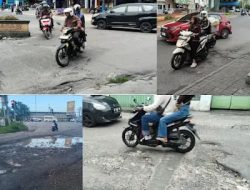 Jalan Rusak di Bandar Lampung Dikeluhkan Warga karena Membahayakan dan Ganggu Aktivitas