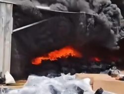 Gudang Onderdil Motor di Bogor Terbakar, Diduga Akibat Korsleting Listrik