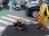 Jalan Ambles di Jakarta Timur Viral, Perbaikan Masih Sementara