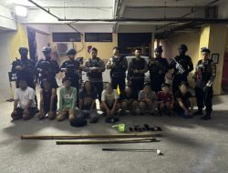 Polisi Gagalkan Tawuran di Jaktim, Pemuda Diamankan Bawa Tombak dan Air Cabai