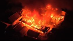 Kebakaran Hanguskan Ratusan Kios di Pasar Kanjengan Semarang