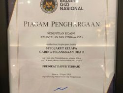 SPPG Polres Jakut Polda Metro Raih Predikat Dapur Terbaik dari BGN