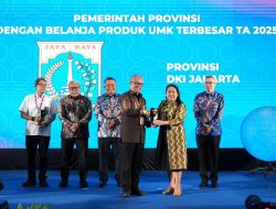 Pemprov DKI Raih Penghargaan Transaksi UMK Terbesar