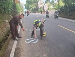 Melaju Berlawanan One Way, Pemotor Tewas Tertabrak Truk di Puncak Bogor