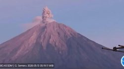 Gunung Semeru Erupsi Malam Hari, Sejumlah Wilayah Diminta Siaga Lahar