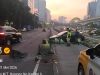Hilang Kendali, Mobil Hantam Separator Busway di Jalan MT Haryono Arah Cawang