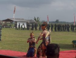 Penampilan Seni Barong RKWB Meriahkan Penutupan TMMD Reguler Ke-128 Kodim Pati