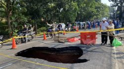 Bina Marga Ungkap Kronologi Jalan Lenteng Agung Jaksel Amblas
