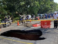 Bina Marga Ungkap Kronologi Jalan Lenteng Agung Jaksel Amblas