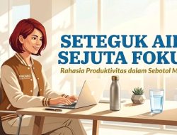 Seteguk Air, Sejuta Fokus: Rahasia Produktivitas dalam Sebotol Minum
